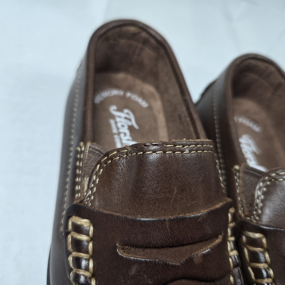 Florsheim Brown Jasper Driver Jr Dress Loafer Moccasin Size 10.5 M Toddler Boy - Picture 8 of 8